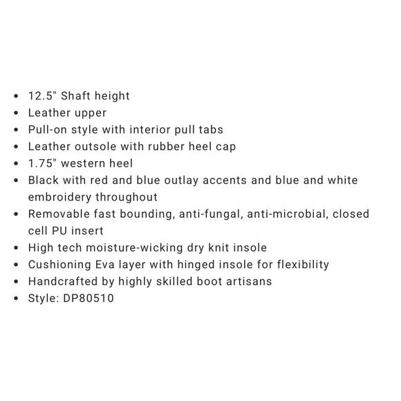 Dan Post Men's Cherokee Bill Western Cowboy Snip-Toe Boot Size 12/10.5” NWT - Picture 10 of 12